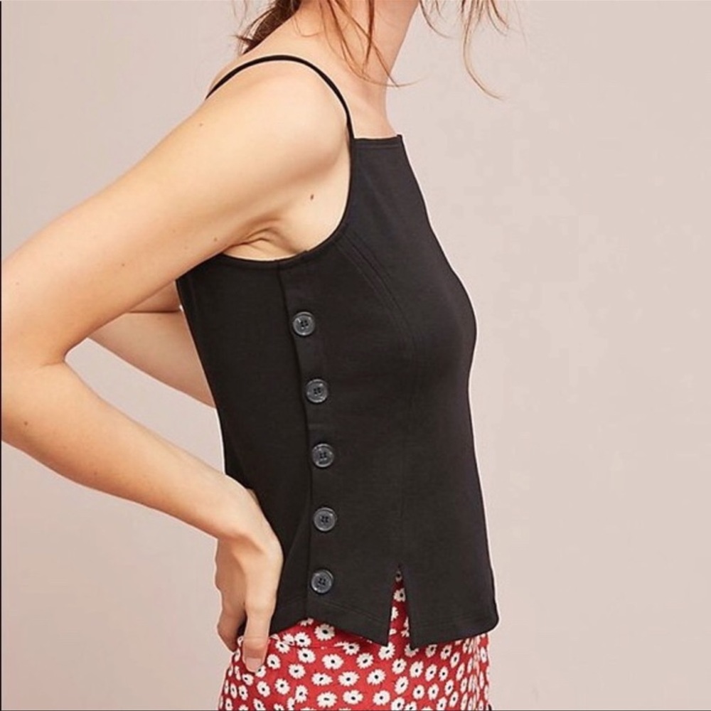 Anthropologie Button Tank